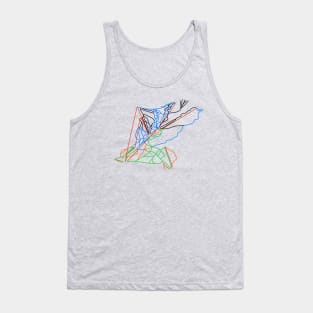 Whiteface Trail Rating Map Tank Top